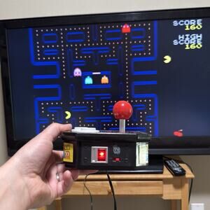 Jakks Pacific PAC-MAN Retro 12 in 1 Plug Play Arcade TV Games 2009 WORKS GREAT